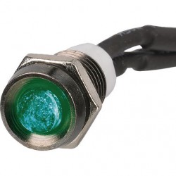 LIGHTING PILOT LIGHT LED GREEN12 VOLT