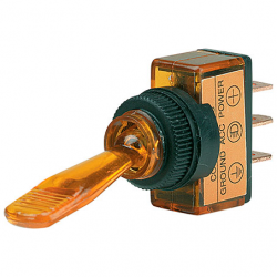 ELECTRICAL SWITCHES ON/OFF TOGGLE SWITCH LED AMBER