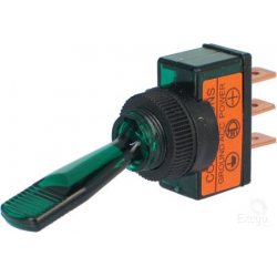 ELECTRICAL SWITCHES ON/OFF TOGGLE SWITCH LED GREEN