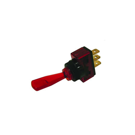 ELECTRICAL SWITCHES ON/OFF TOGGLE SWITCH LED RED
