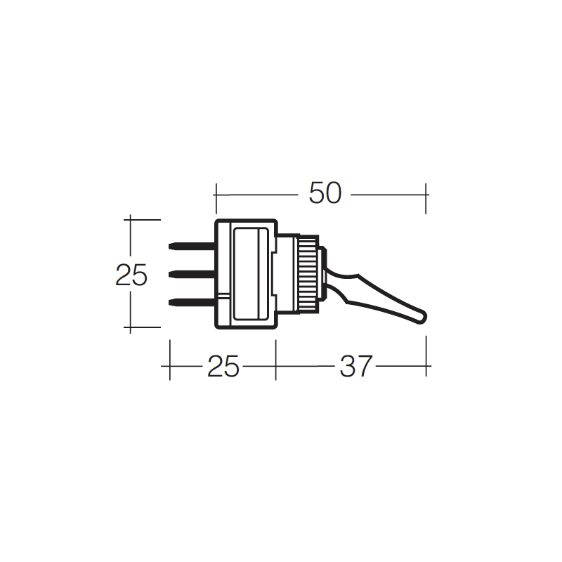 ELECTRICAL SWITCHES ON/OFF TOGGLE SWITCH LED RED