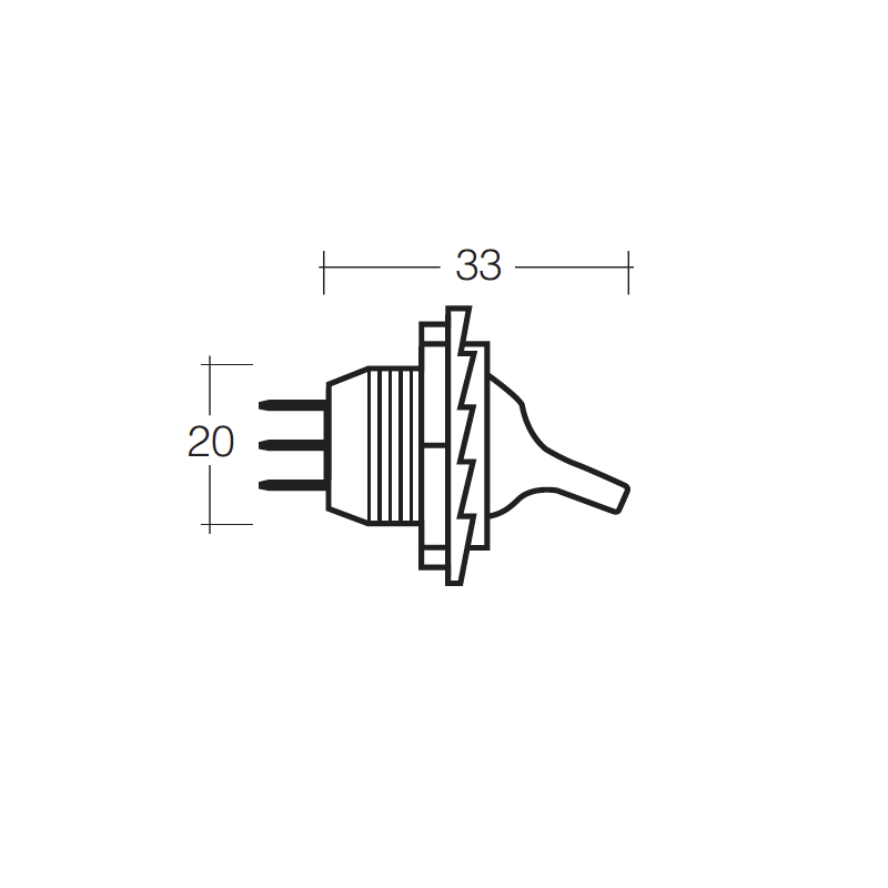 ELECTRICAL SWITCHES ON/OFF TOGGLE SWITCH LED RED