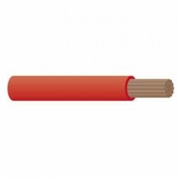 WIRE 6MM SINGLE CORE CABLE RED 30M