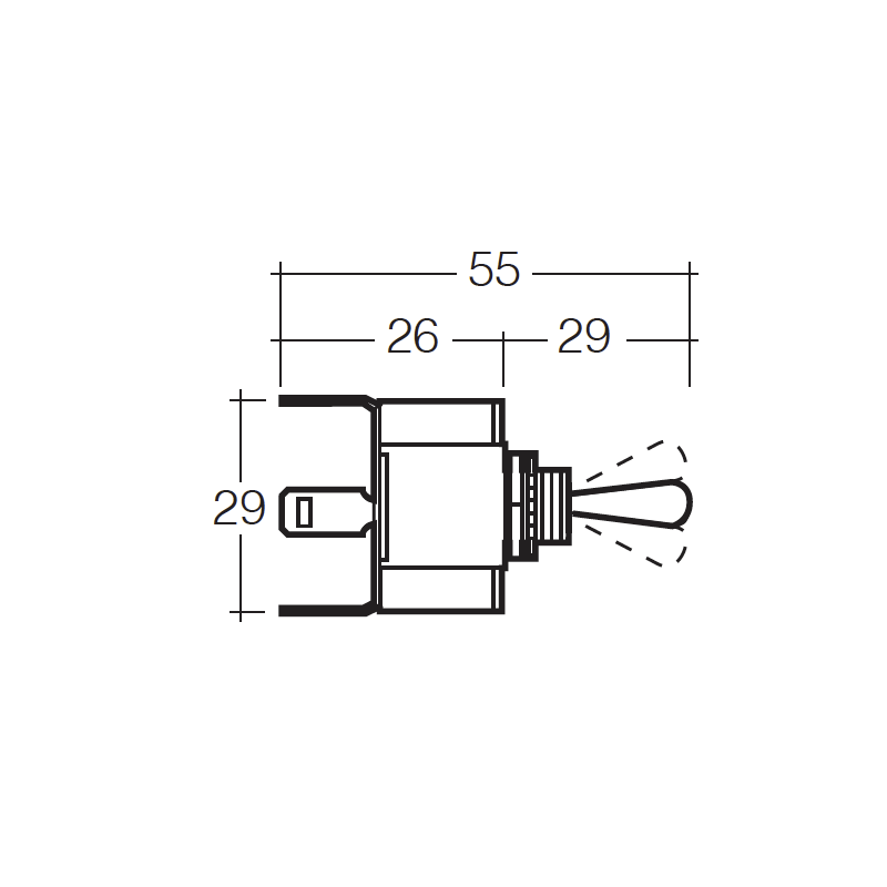 ELECTRICAL SWITCHES ON/OFF TOGGLE SWITCH MOMENTARY HEAVY DUTY
