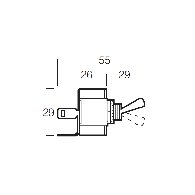 ELECTRICAL SWITCHES ON/OFF TOGGLE SWITCH MOMENTARY