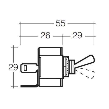 ELECTRICAL SWITCHES ON/OFF TOGGLE SWITCH MOMENTARY
