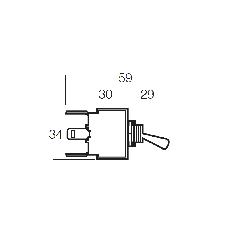 ELECTRICAL SWITCHES ON/OFF TOGGLE SWITCH