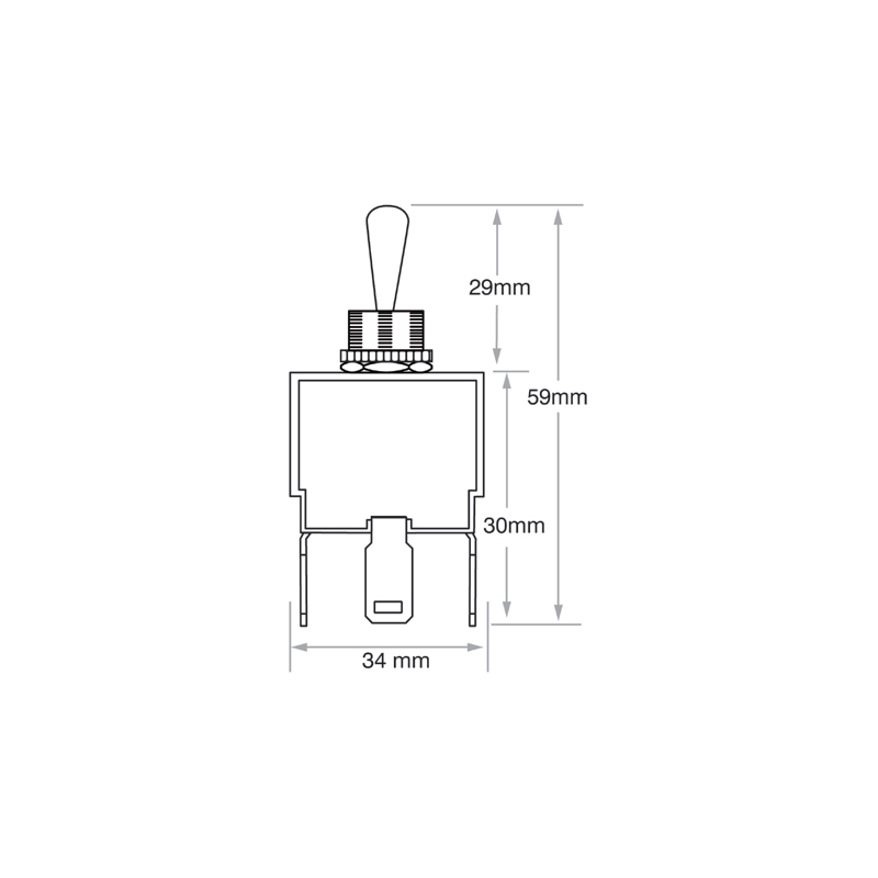 ELECTRICAL SWITCHES ON/OFF TOGGLE SWITCH