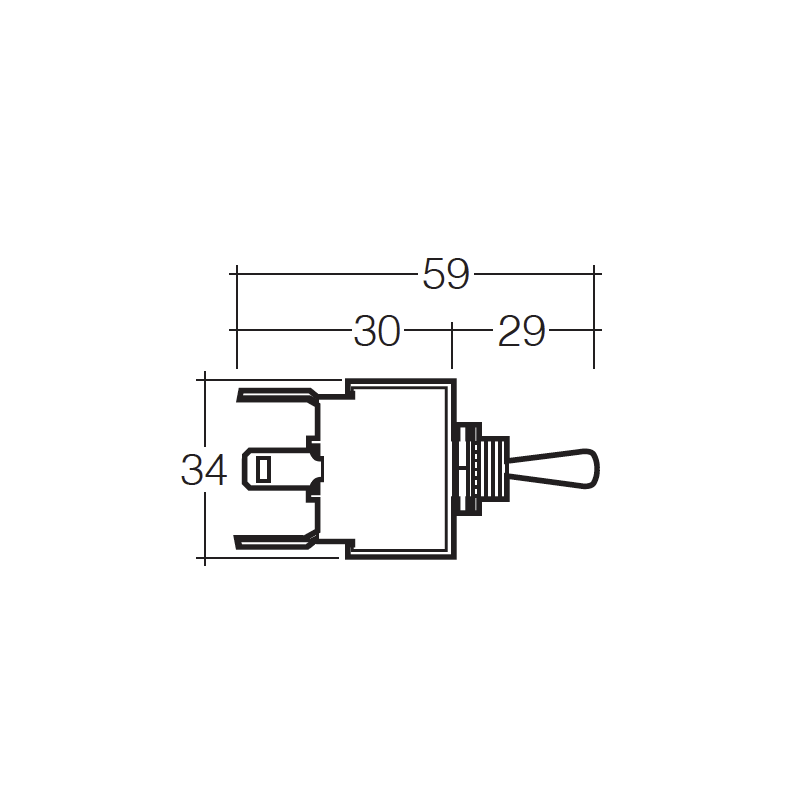 ELECTRICAL SWITCHES ON/OFF TOGGLE SWITCH