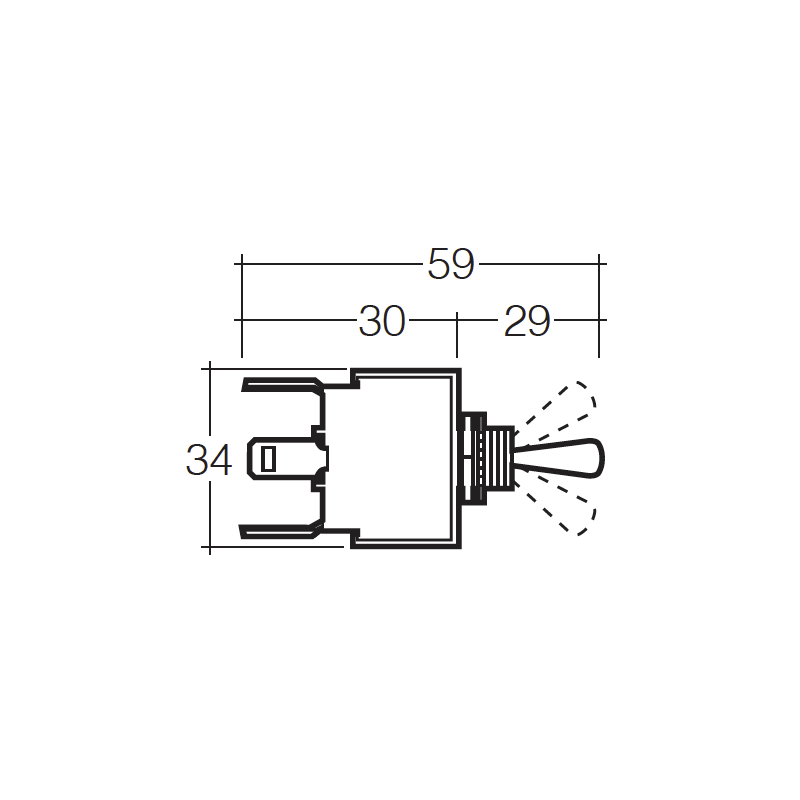 ELECTRICAL SWITCHES ON/OFF TOGGLE SWITCH MOMENTARY HEAVY DUTY