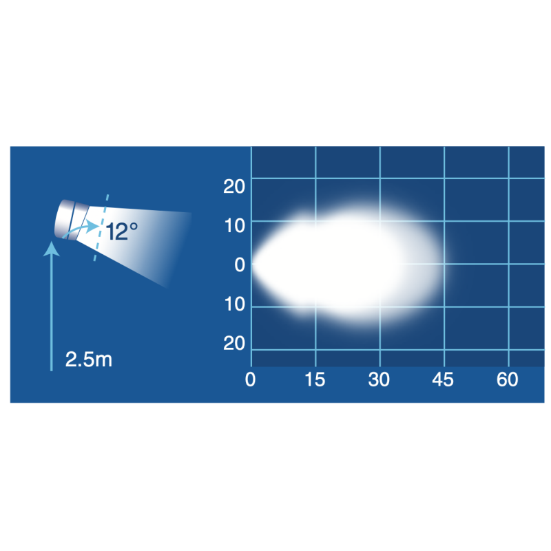 LIGHTING LED SPOT LAMP  9 - 33 VOLT 1000 LUMENS