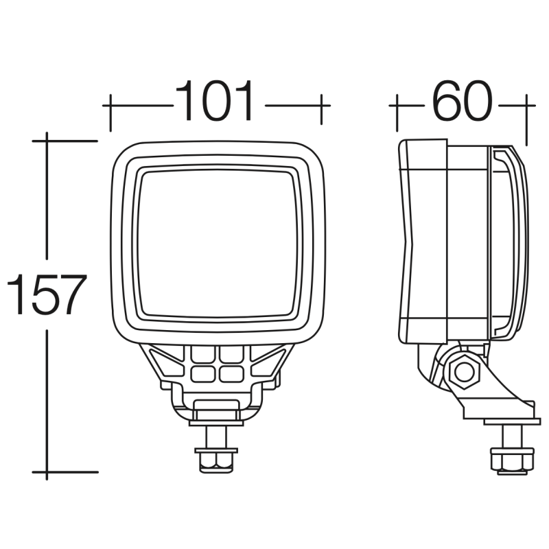 LIGHTING O.E.M LED LANGE FLOOD BEAM WORK LAMP 3000 LUMEN
