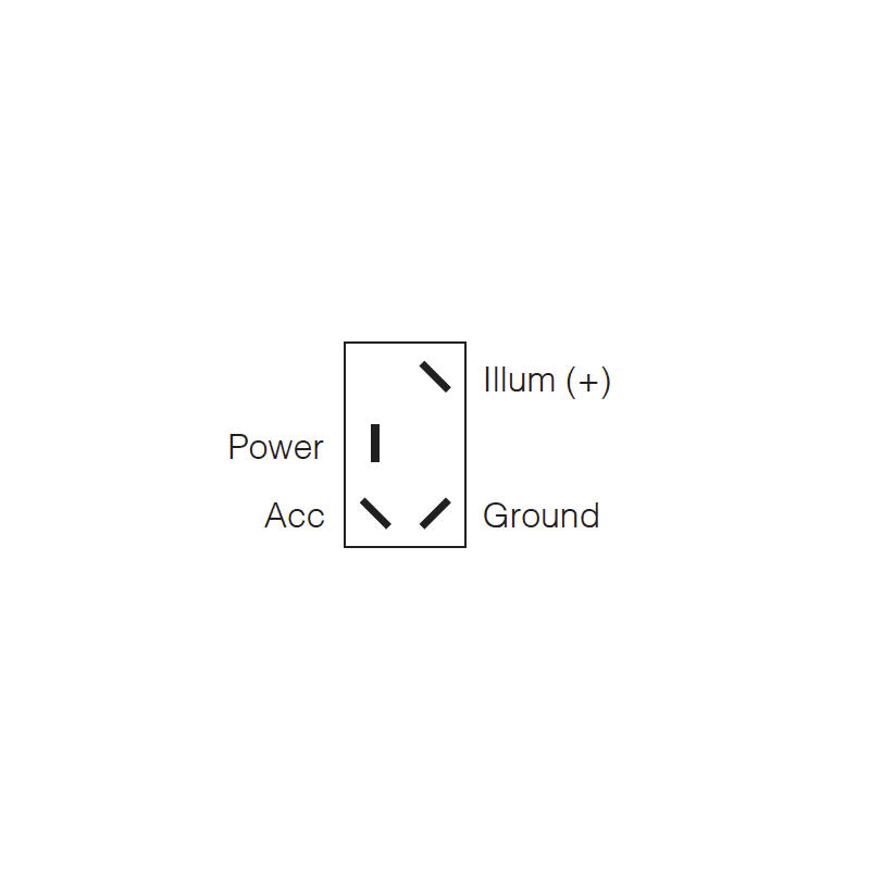 ELECTRICAL SWITCHES ON/OFF TOGGLE SWITCH LED RED