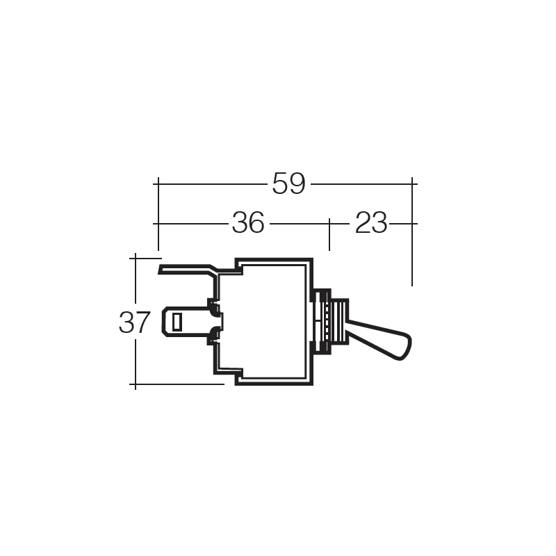 ELECTRICAL SWITCHES ON/OFF TOGGLE SWITCH