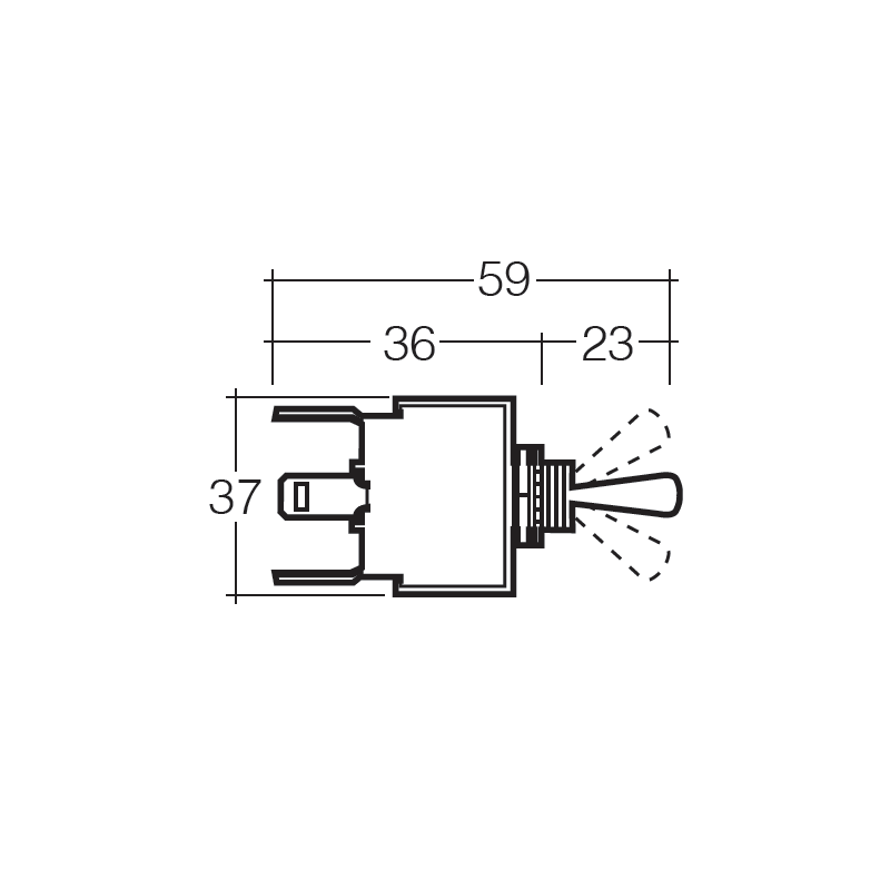 ELECTRICAL SWITCHES ON/OFF TOGGLE SWITCH MOMENTARY