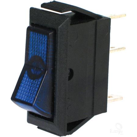 ELECTRICAL SWITCHES  ROCKER OFF-ON SWITCH LED BLUE
