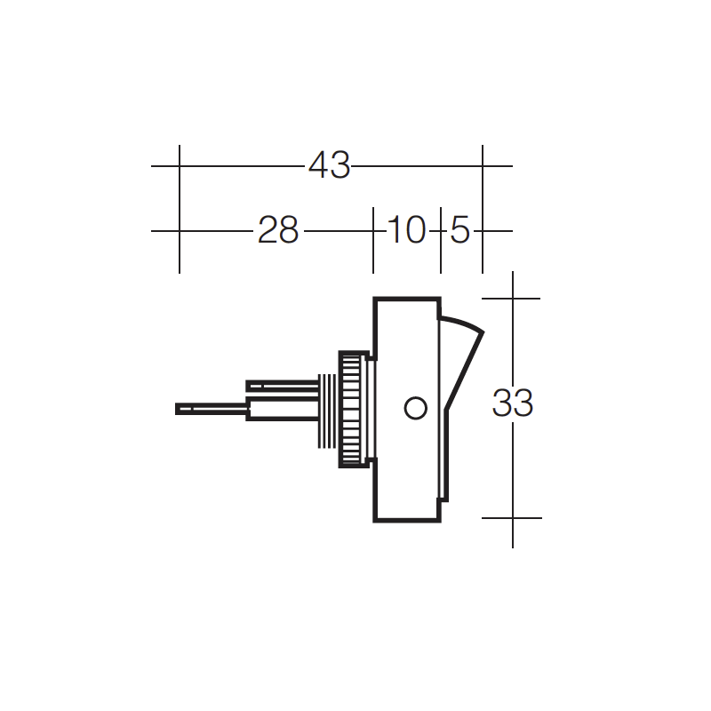 ELECTRICAL SWITCHES  ROCKER OFF-ON SWITCH