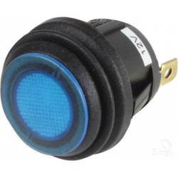 ELECTRICAL SWITCHES  ROCKER OFF-ON SWITCH LED BLUE
