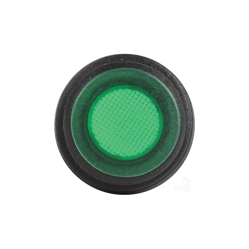 ELECTRICAL SWITCHES  ROCKER OFF-ON SWITCH LED GREEN
