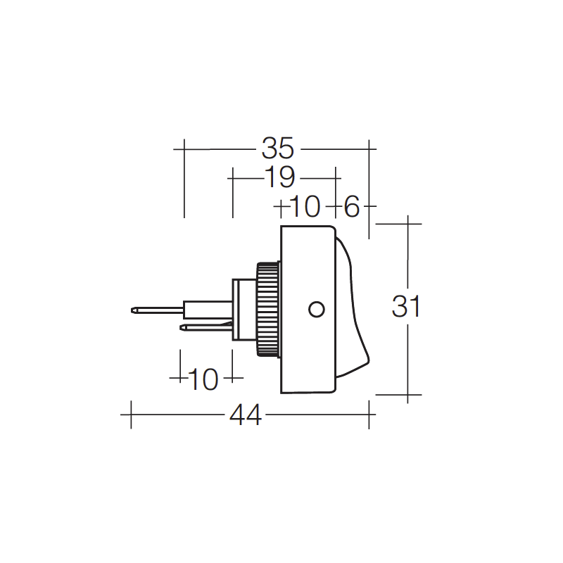 ELECTRICAL SWITCHES  ROCKER OFF-ON SWITCH