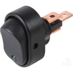 ELECTRICAL SWITCHES  ROCKER OFF-ON SWITCH LED GREEN