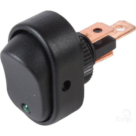 ELECTRICAL SWITCHES  ROCKER OFF-ON SWITCH LED GREEN