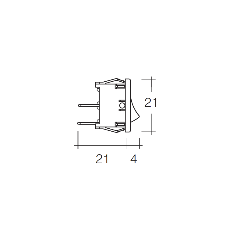 ELECTRICAL SWITCHES  ROCKER OFF-ON SWITCH