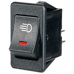 ELECTRICAL SWITCHES  ROCKER OFF-ON SWITCH MINI LED RED DRIVING LIGHT