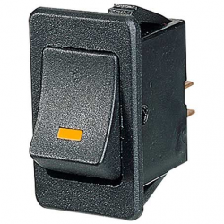 ELECTRICAL SWITCHES  ROCKER OFF-ON SWITCH MINI ROCHER LED GREEN
