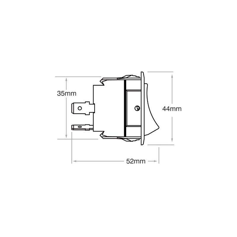 ELECTRICAL SWITCHES  ROCKER OFF-ON SWITCH HEAVY DUTY