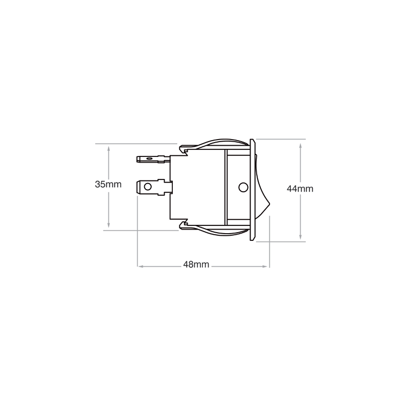 ELECTRICAL SWITCHES  ROCKER ON-OFF SWITCH