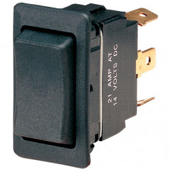 ELECTRICAL SWITCHES  ROCKER ON-OFF-ON SWITCH MOMENTARY HEAVY DUTY