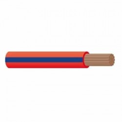 WIRE 3MM SINGLE CORE WITH TRACER CABLE- RED/BLUE 30M
