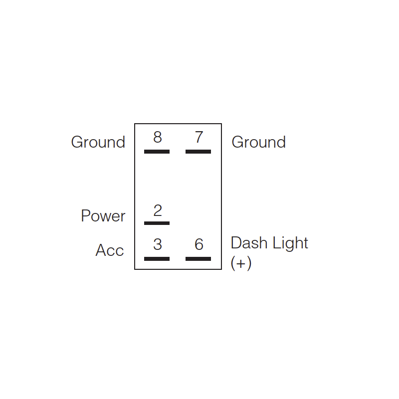 ELECTRICAL SWITCHES  ROCKER ON-OFF SWITCH LED AMBER
