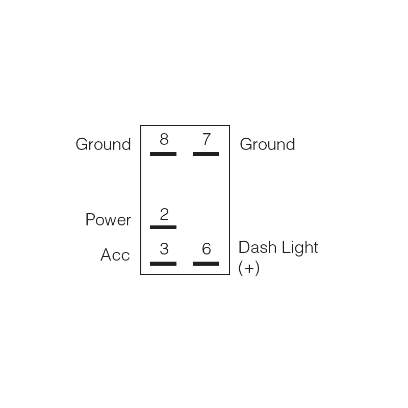 ELECTRICAL SWITCHES  ROCKER OFF-ON SWITCH LED BLUE DRIVING LIGHTS
