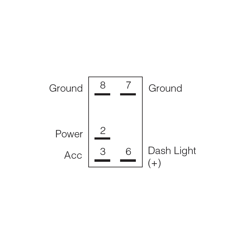 ELECTRICAL SWITCHES  ROCKER SWITCH ON-OFF  LED BLUE AUX LIGHTS