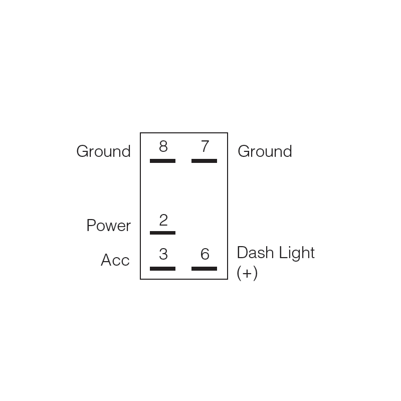 ELECTRICAL SWITCHES  ROCKER SWITCH ON-OFF  LED BLUE  LIGHTS BAR