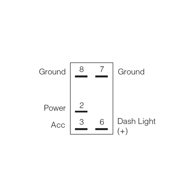 ELECTRICAL SWITCHES  ROCKER SWITCH ON-OFF  LED BLUE LIGHTS BEACON