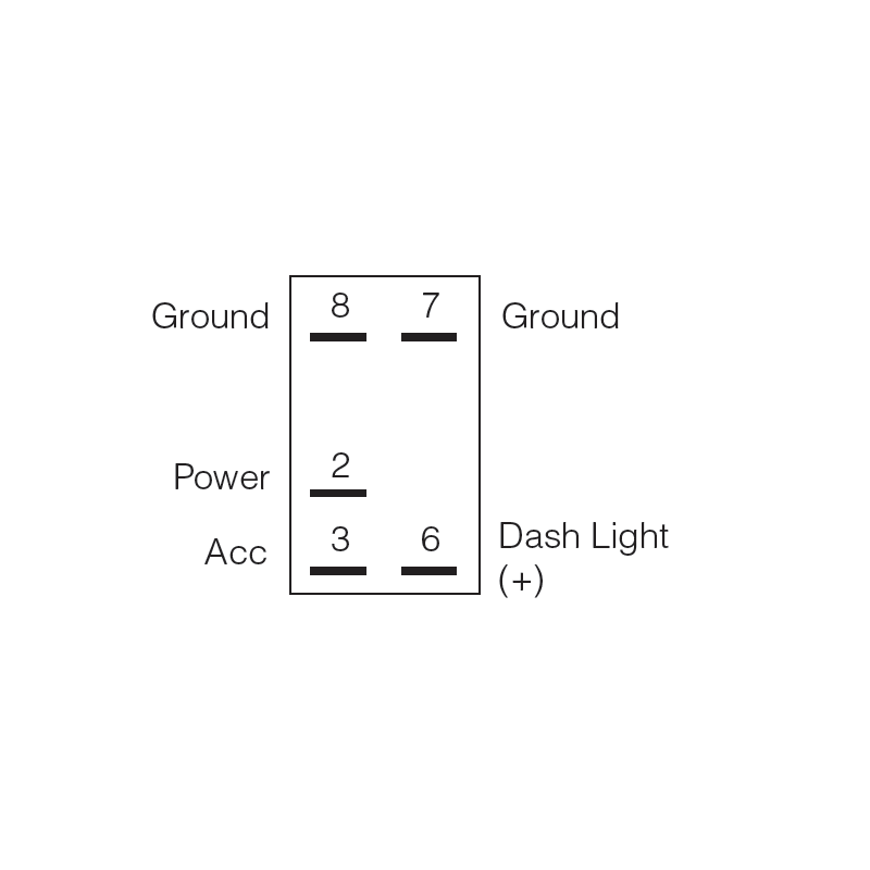 ELECTRICAL SWITCHES  ROCKER ON-OFF  SWITCH LED BLUE ROOF LIGHTS