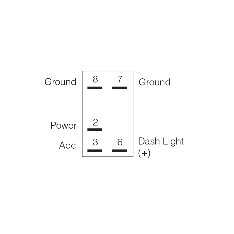 ELECTRICAL SWITCHES  ROCKER ON-OFF  SWITCH LED BLUE BEACON