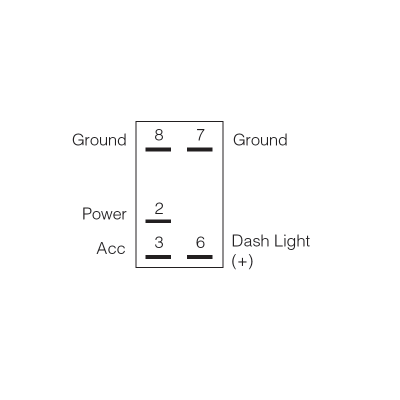 ELECTRICAL SWITCHES  ROCKER ON-OFF  SWITCH LED BLUE WINCH POWER