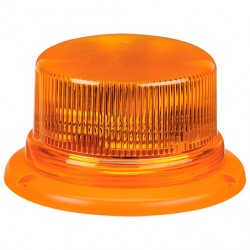 LIGHTING LED STROBE/ROTATOR  AMBER 12-24 VOLT FLANGE BASE