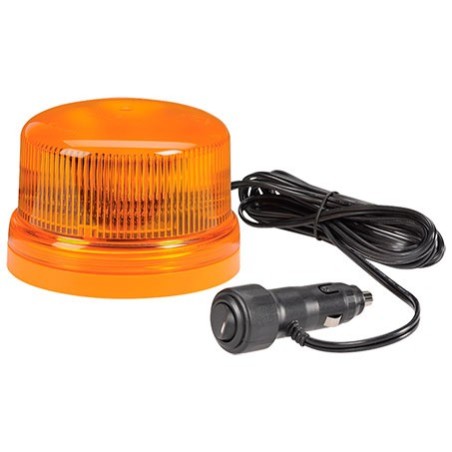 LIGHTING LED STROBE AMBER 12-24 VOLT MAGNETIC MOUNT