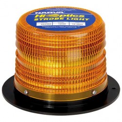 LIGHTING LED BEACON/STROBE AMBER 12-24 VOLT PERMANENT MOUNT