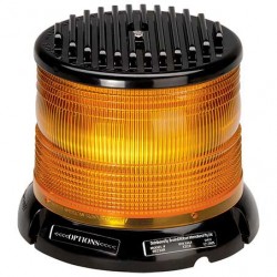 LIGHTING LED BEACON/STROBE AMBER 12-24 VOLT PERMANENT MOUNT