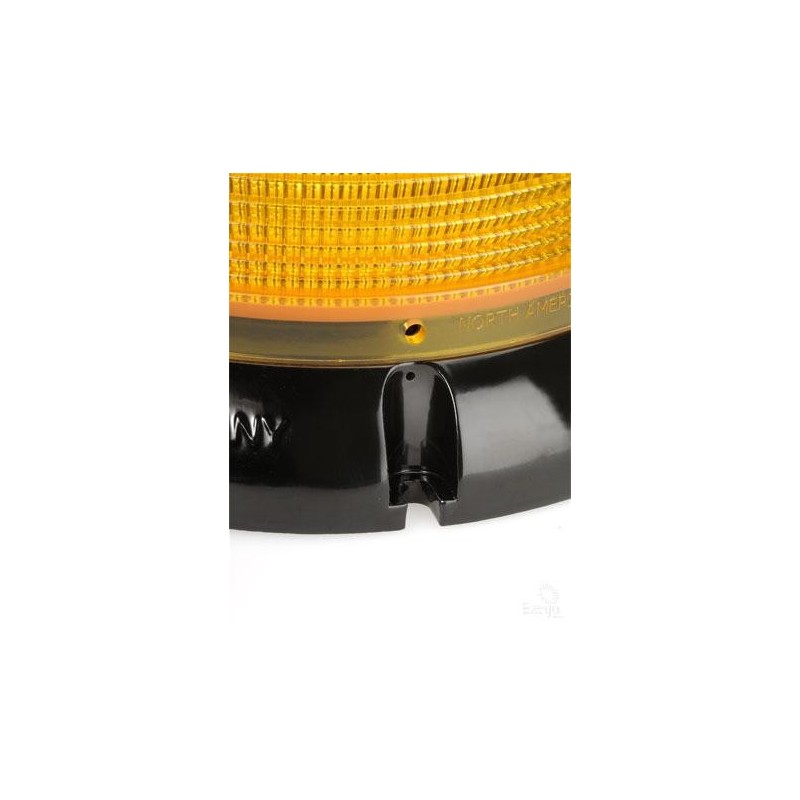 LIGHTING LED BEACON/STROBE AMBER 12-24 VOLT PERMANENT MOUNT
