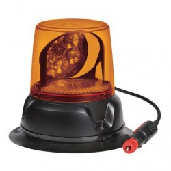 LIGHTING BEACON AMBER 12-24 VOLTS MAGNETIC MOUNT