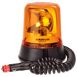 LIGHTING HALOGEN BEACON AMBER 12-24 VOLTS MAGNETIC MOUNT