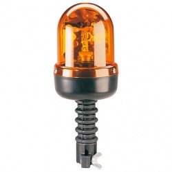 LIGHTING BABY FLEX HALOGEN BEACON AMBER 12-24 VOLTS POLE MOUNT