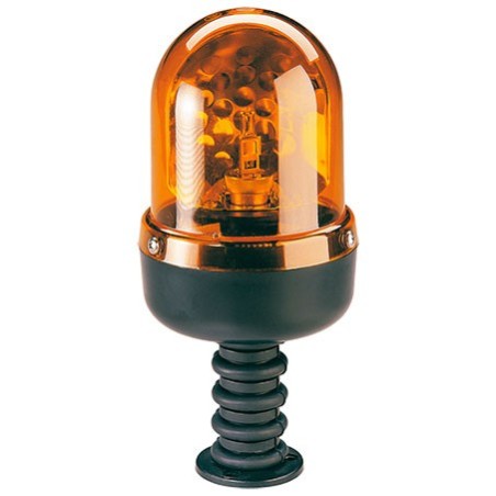 LIGHTING BABY FLEX HALOGEN BEACON AMBER 12-24 VOLTS POLE MOUNT